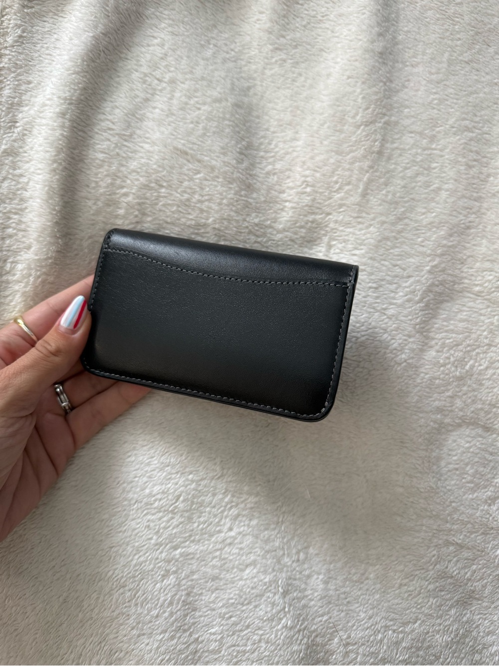 Coach Black Leather Wallet with Gold 'C' Hardware - Picture 5 of 5